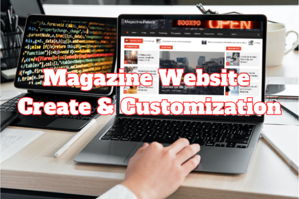 Magazine Website Create